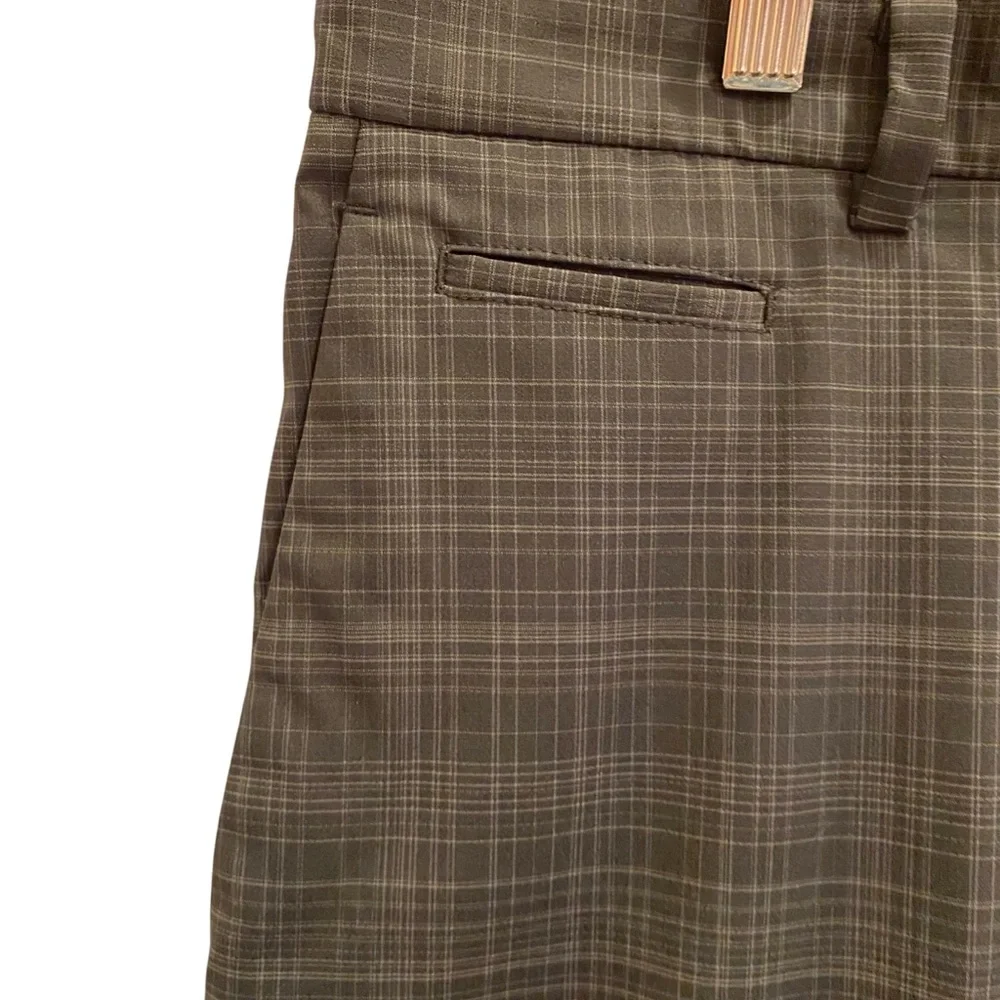 Men’s Nike Golf Tour Performance Dri Fit Plaid Pants Sz 40/30